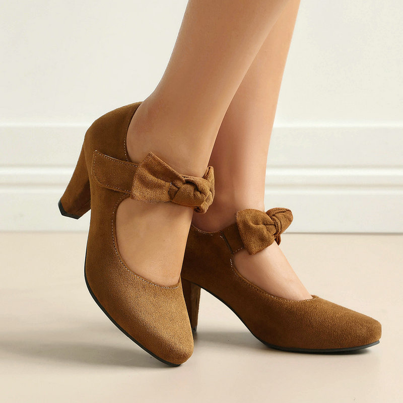 Women'S Xti Shoes - Womens Vintage Bow Mary Jane Shoes