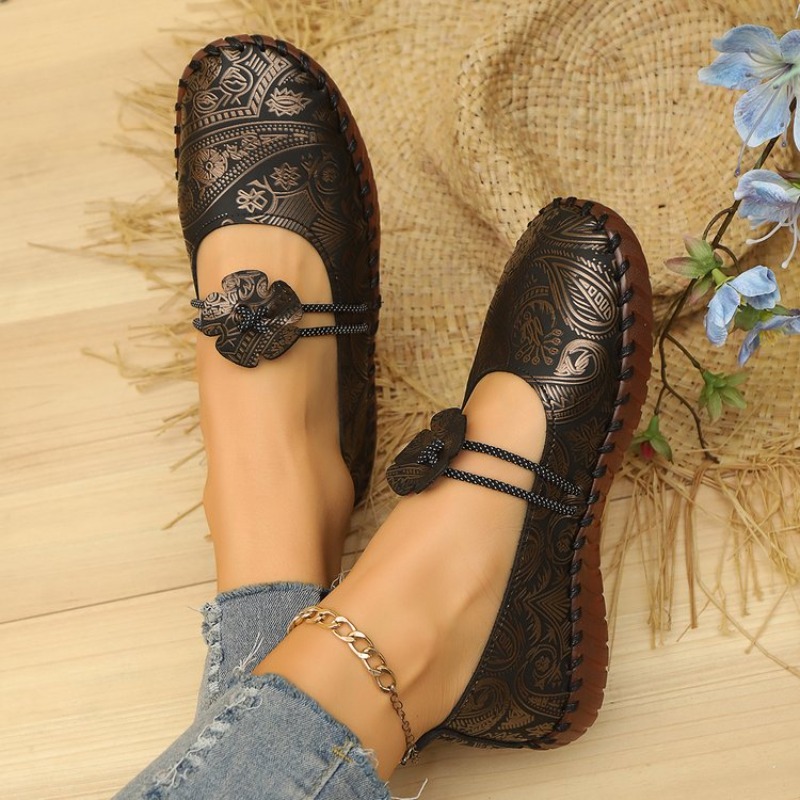 Women Shoes Loafers - Soft Sole Women's Single Shoes Autumn