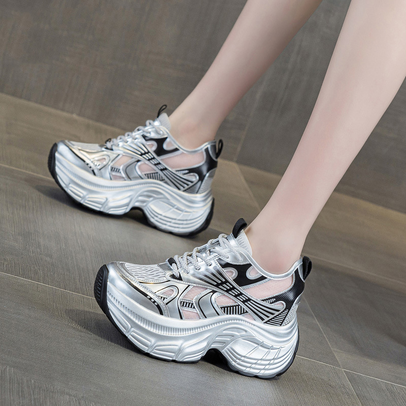 Platform Sneakers Chunky - 8cm Hidden Height Increasing Platform Sneakers