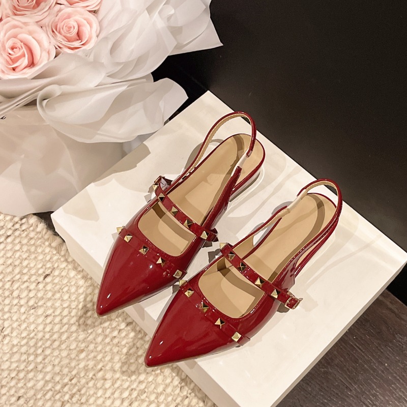 Women Shoes Sandals - 2026 New Style French Rivet Heeled