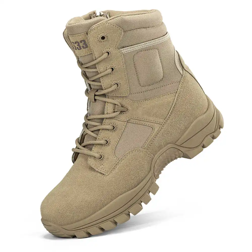 Women Shoes Brown Colour - Nonslip Genuine Leather Hiking Boots Designer
