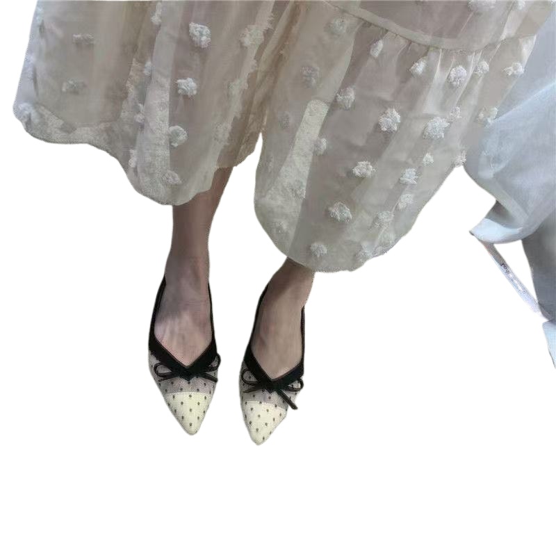Women Shoes Loafers - 2026 Summer New Polka Dot Single