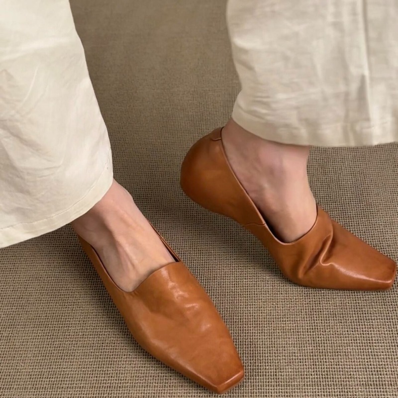 Women Shoes Loafers - Retro Flat Loafers Women's Slip-on British