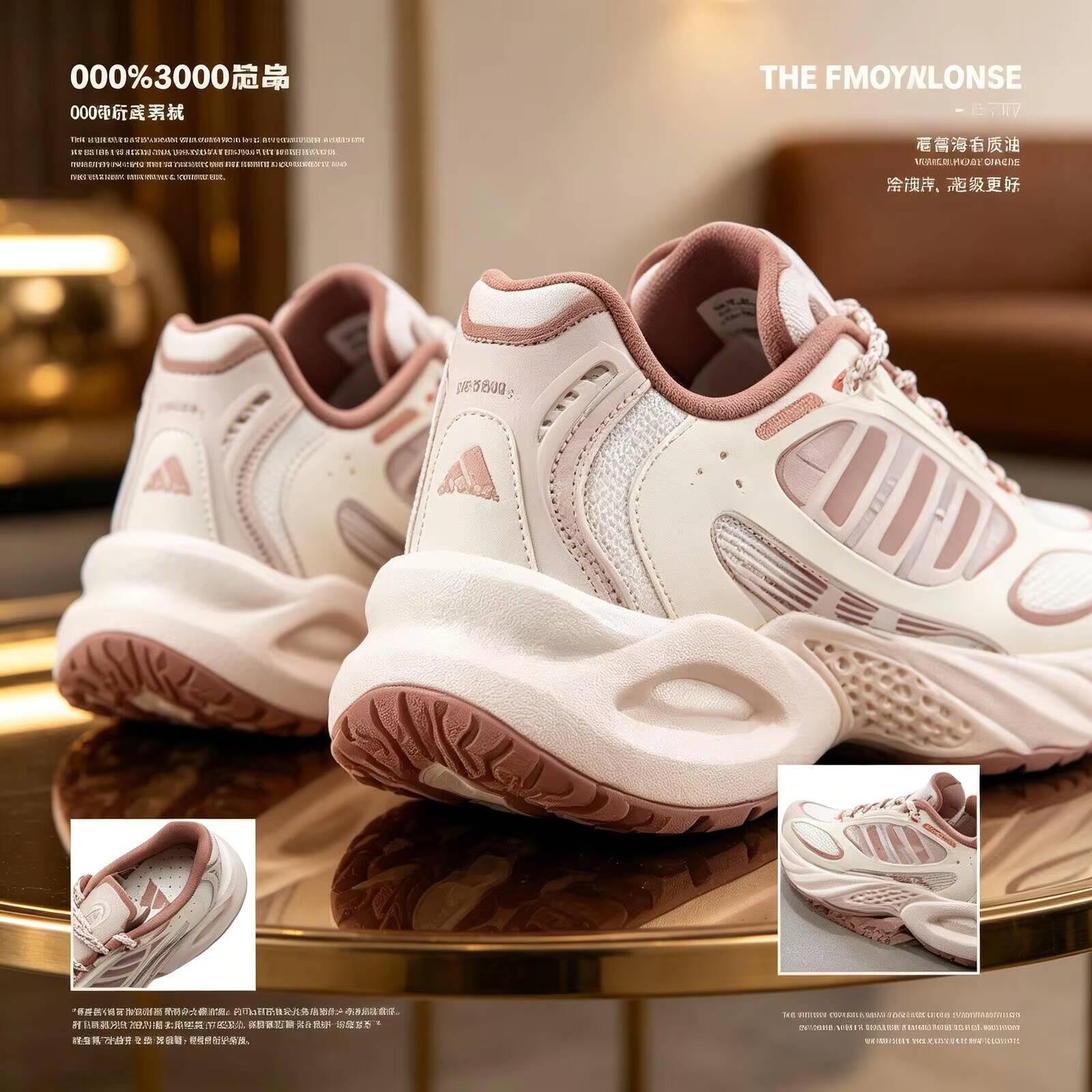 Women'S Shoes Pink Adidas - New Adidas Women Beige Pink Hollow
