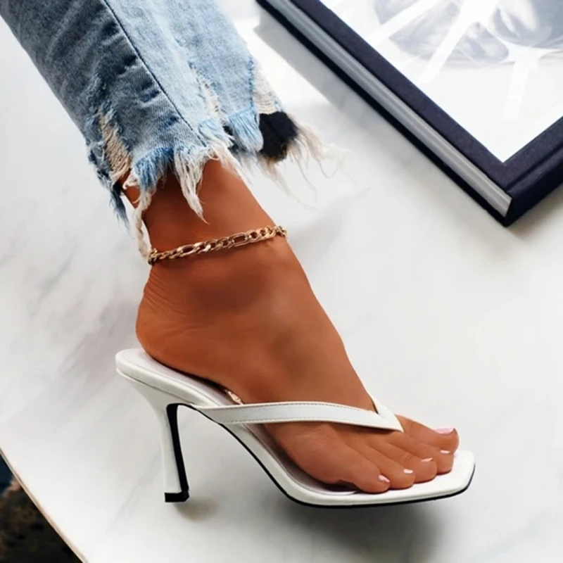 Stylish Women's Heel Flip Flop - огляд і ціна Women Shoes Mules