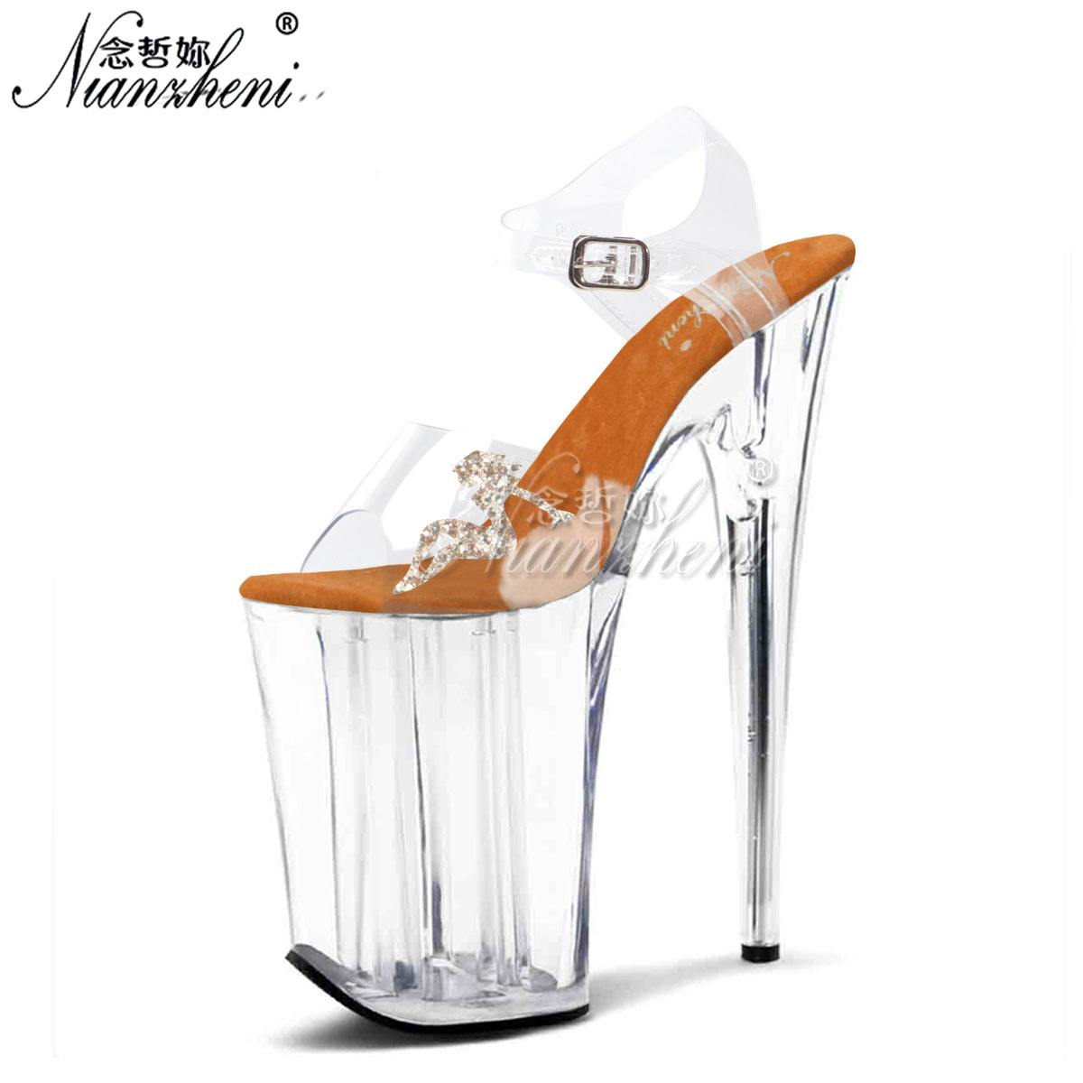 Women 23cm Stiletto Heels 9 In - огляд і ціна Peep Toe Heels