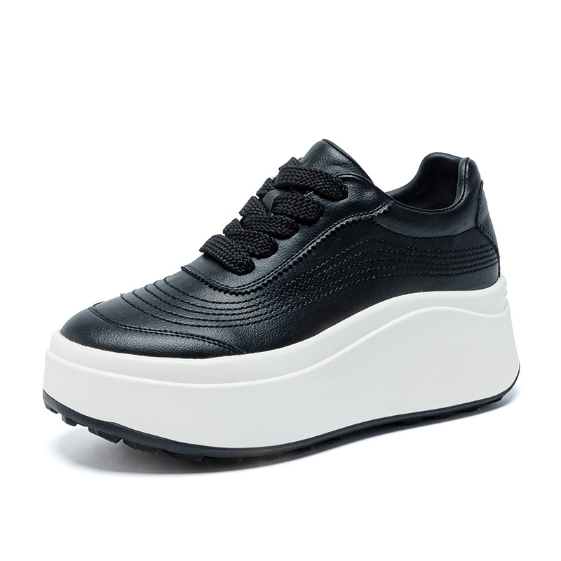 7cm Microfiber Leather Spring  - огляд і ціна Platform Sneakers Chunky