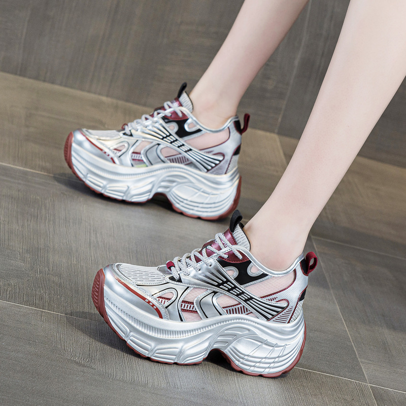 8cm Hidden Height Increasing P - огляд і ціна Platform Sneakers Chunky