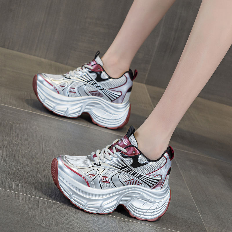 8cm Hidden Height Increasing P - огляд і ціна Platform Sneakers Chunky