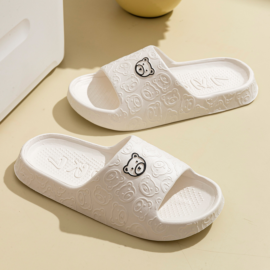 Printting Cute Bear Women Slip - огляд і ціна Women'S Shoes For Flat Feet