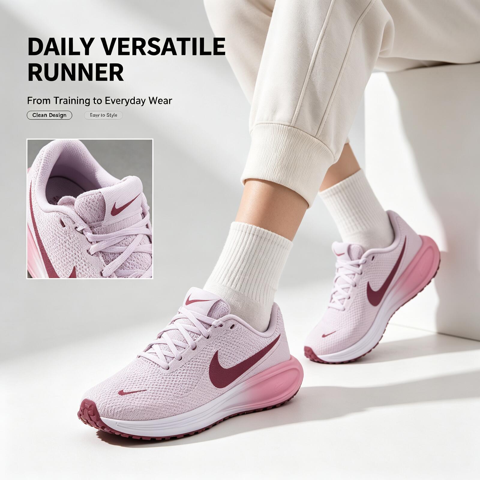 Nike Women Pink Running Shoes  - огляд і ціна Women Shoes Nike