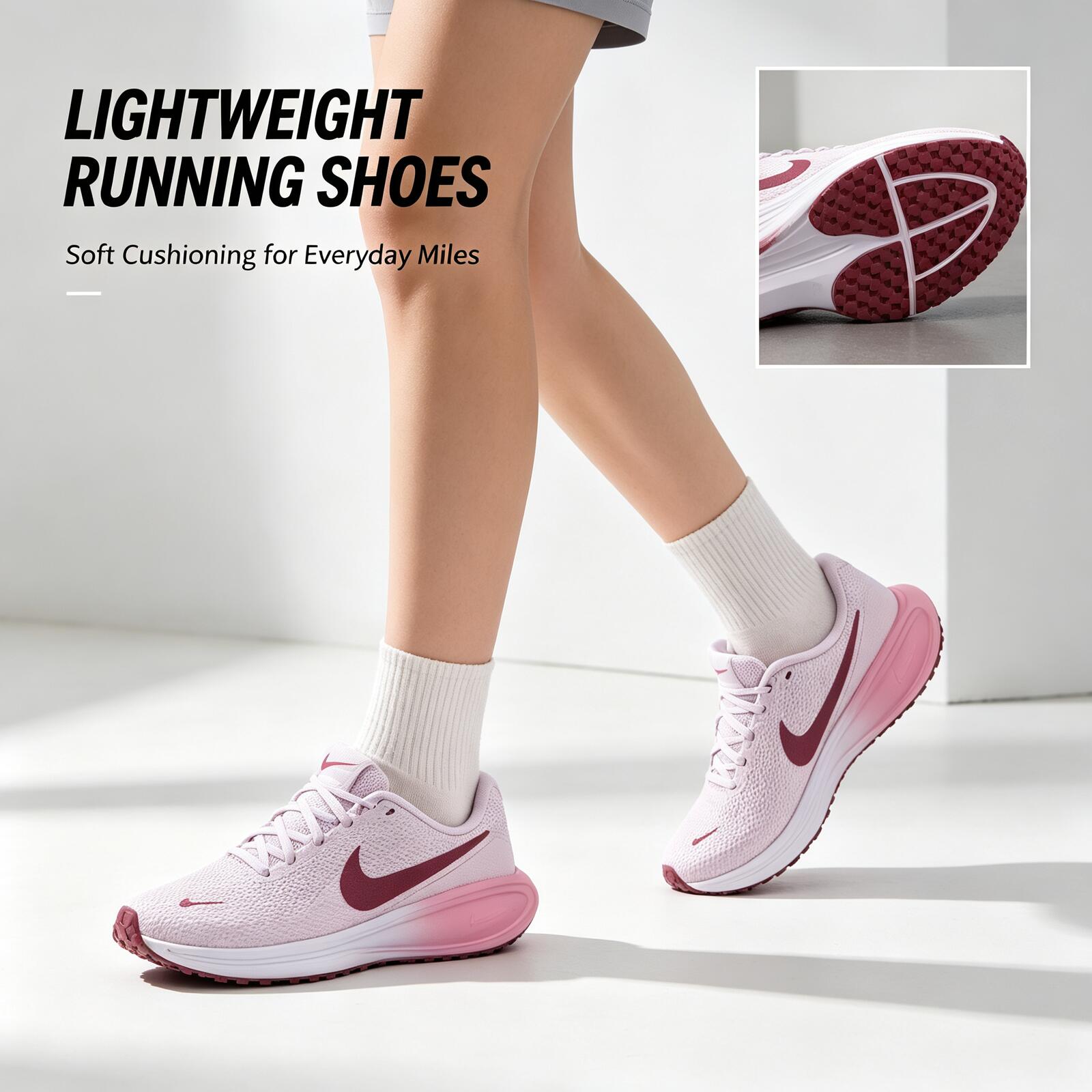 Nike Women Pink Running Shoes  - огляд і ціна Women Shoes Nike