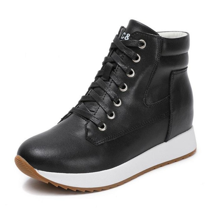 7CM Genuine Leather Women Ankl - огляд і ціна Platform Sneakers Chunky