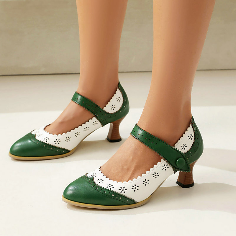 Women Two Tone Mary Jane Pumps - огляд і ціна Women'S Xti Shoes