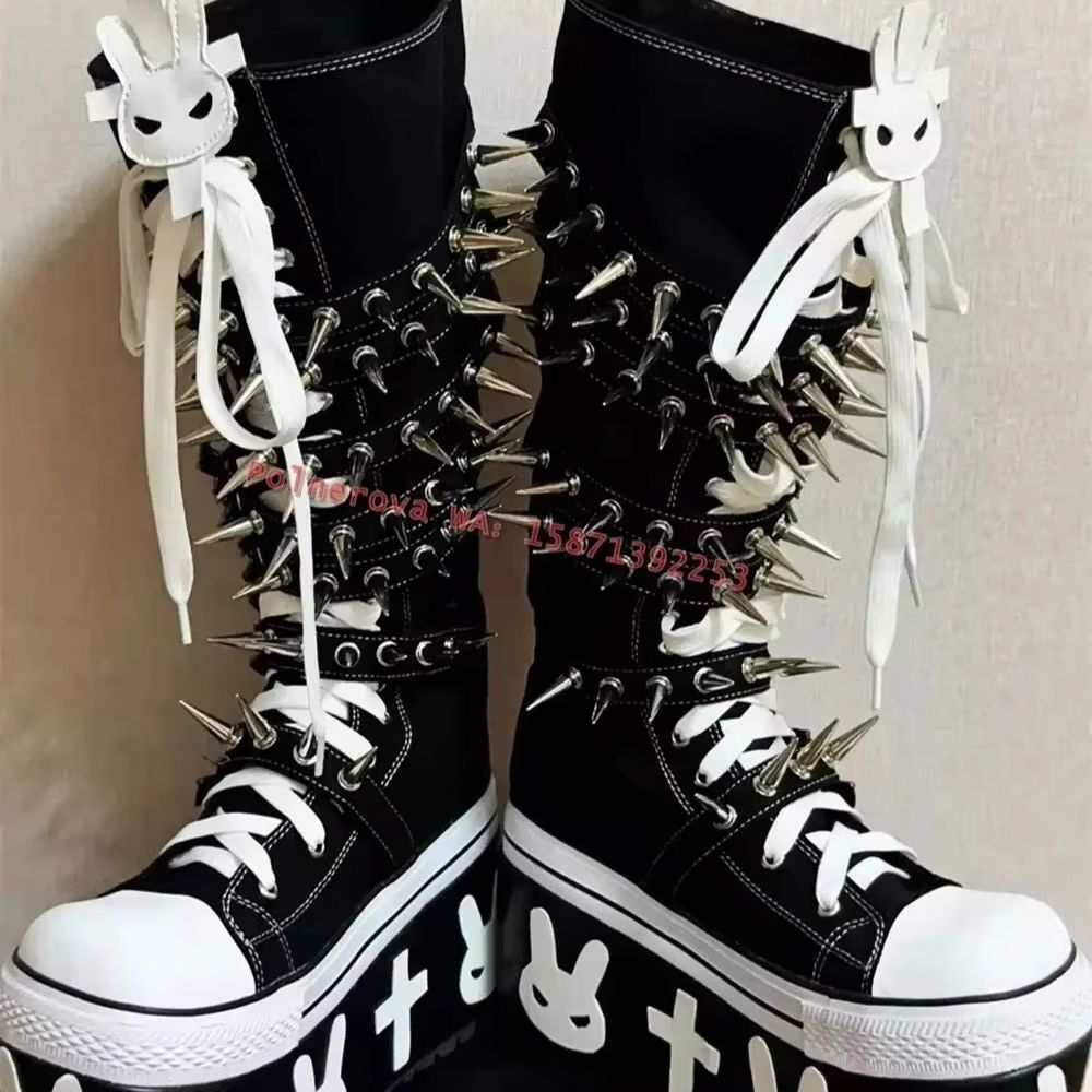Rivet Spikes Punk Platform Y2K - огляд і ціна Women'S Shoes Trending 2025