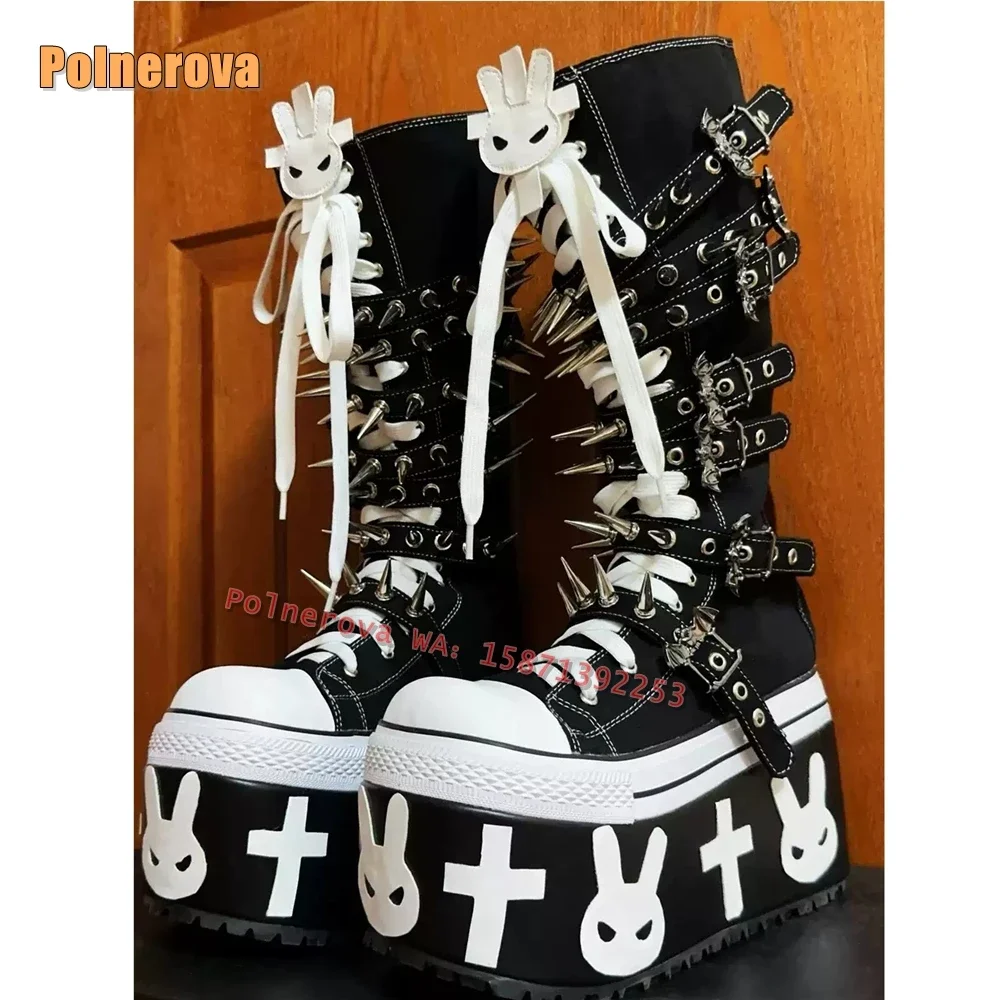 Rivet Spikes Punk Platform Y2K - огляд і ціна Women'S Shoes Trending 2025