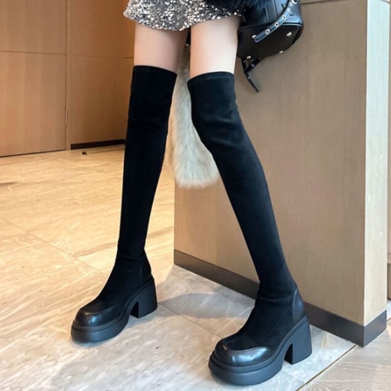Women Over The Knee Boots Plat - огляд і ціна Platform Sneakers Chunky