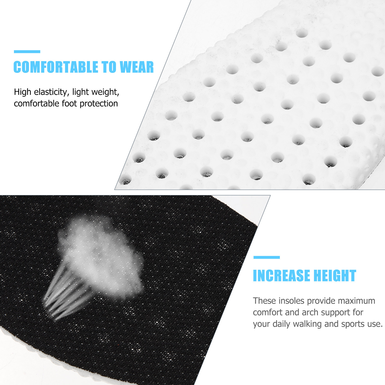 1Pair Odor Control Shoe Insole - огляд і ціна Women'S Shoes For Standing All Day