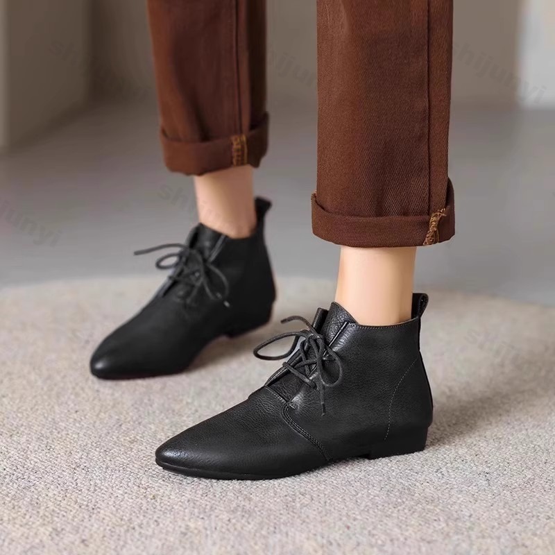 Women Short Boots 2025 Leather - огляд і ціна Women'S Shoes Trending 2025