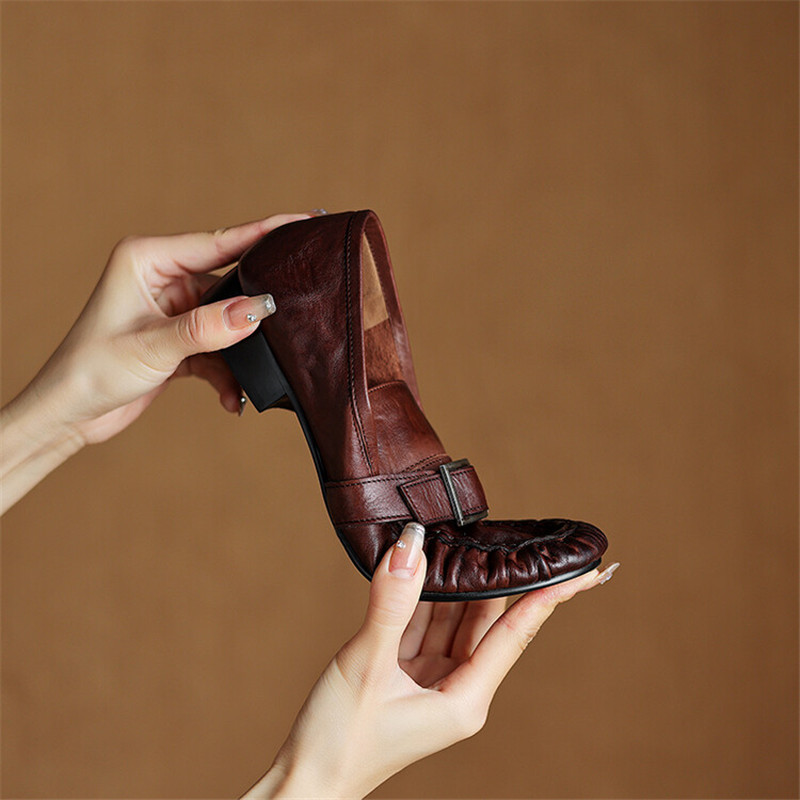 New Autumn Genuine Leather Wom - огляд і ціна Women Shoes Loafers