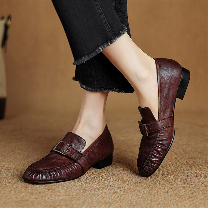 New Autumn Genuine Leather Wom - огляд і ціна Women Shoes Loafers
