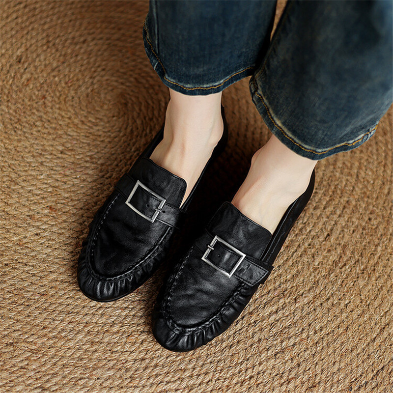 New Autumn Genuine Leather Wom - огляд і ціна Women Shoes Loafers