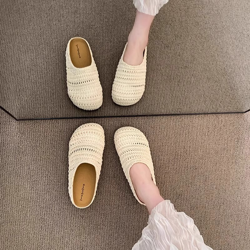 Women Raffia Woven Mule Slippe - огляд і ціна Women Shoes Mules