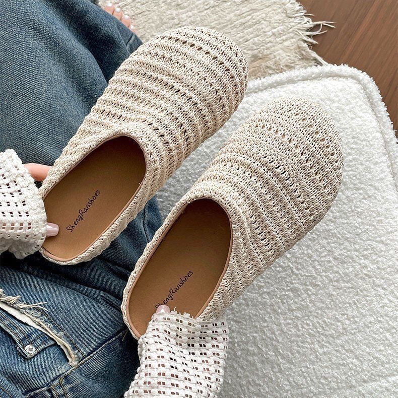 Women Raffia Woven Mule Slippe - огляд і ціна Women Shoes Mules