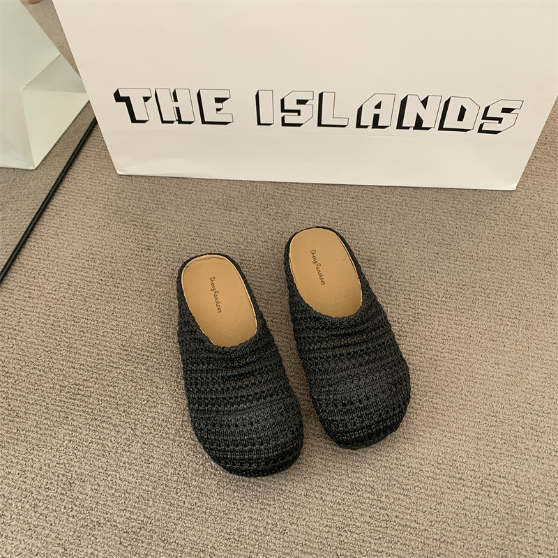 Women Raffia Woven Mule Slippe - огляд і ціна Women Shoes Mules