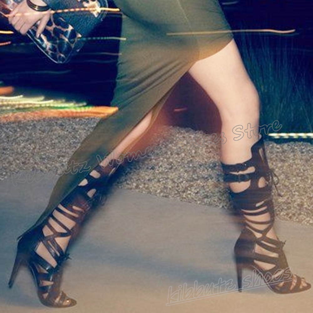 Sneaker Boot Knee High Lace-Up - огляд і ціна High Knee Heel Boots
