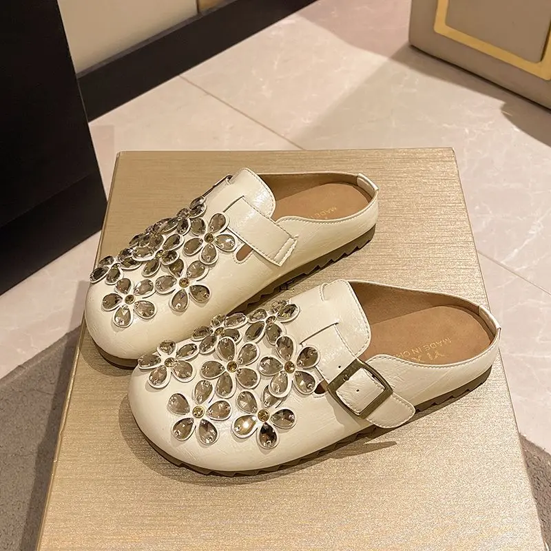 Women's Floral Rhinestone Buck - огляд і ціна Women Shoes Mules