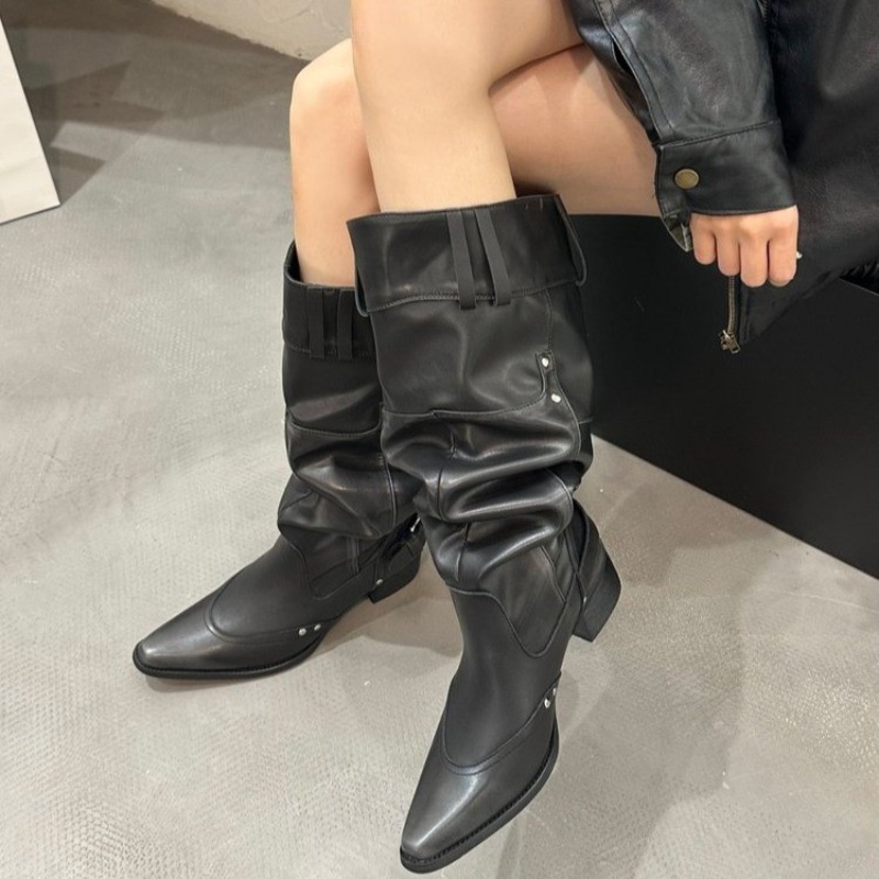 Wrapped Single Boots for Women - огляд і ціна High Knee Heel Boots