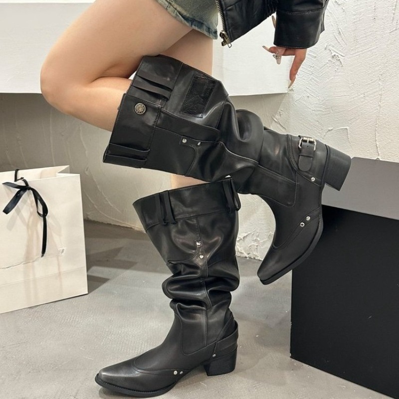 Wrapped Single Boots for Women - огляд і ціна High Knee Heel Boots