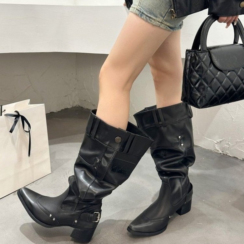 Wrapped Single Boots for Women - огляд і ціна High Knee Heel Boots