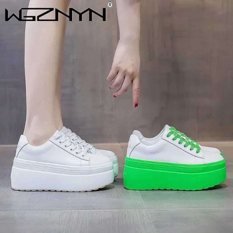 Luxury Autumn Genuine Leather  - огляд і ціна Platform Sneakers Chunky