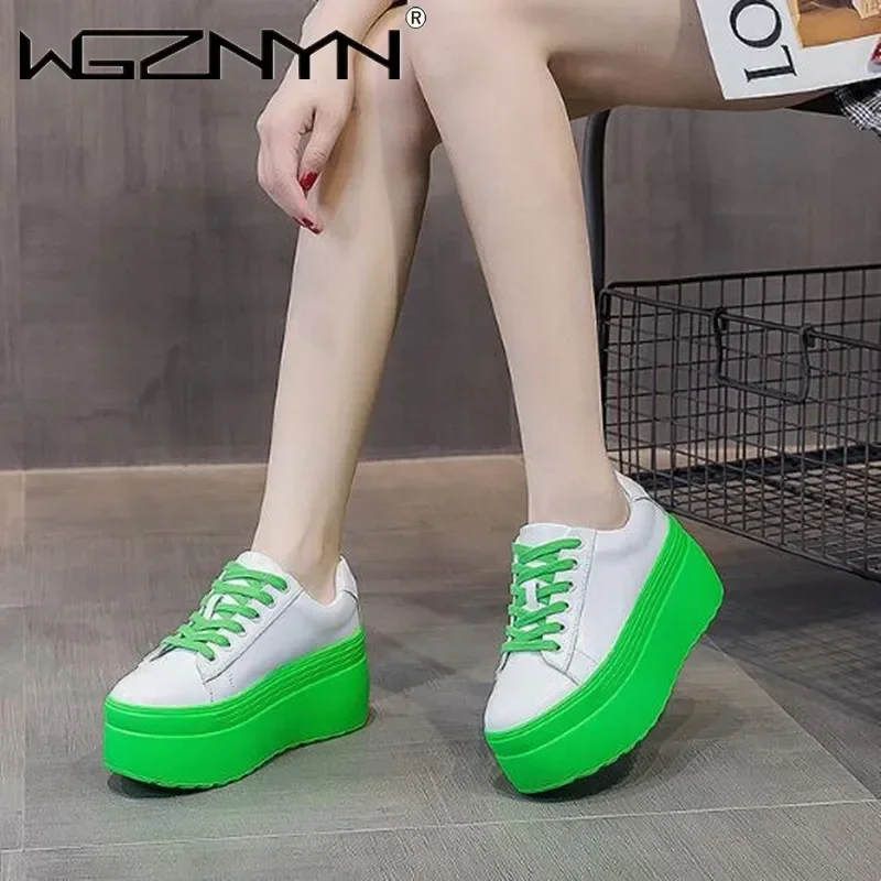 Luxury Autumn Genuine Leather  - огляд і ціна Platform Sneakers Chunky
