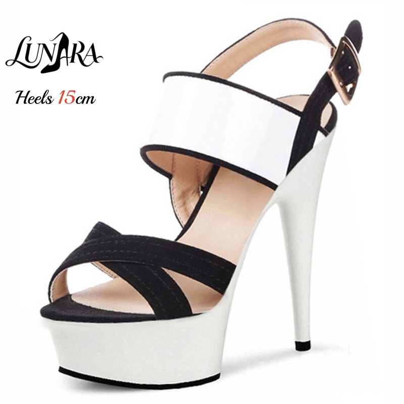 15cm/6Inch Clear Platform Stil - огляд і ціна Peep Toe Heels