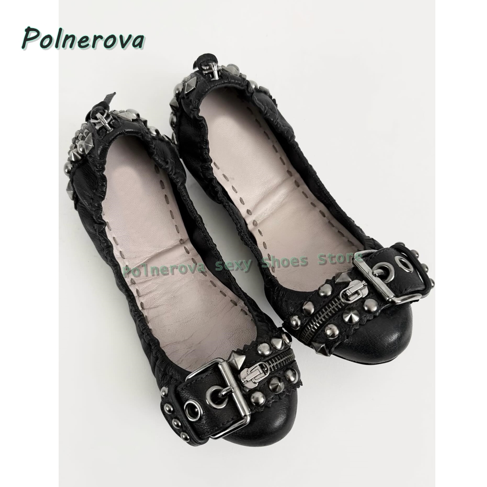 Rivet Belt Buckle Mary Jane Sh - огляд і ціна Women'S Shoes For Flat Feet