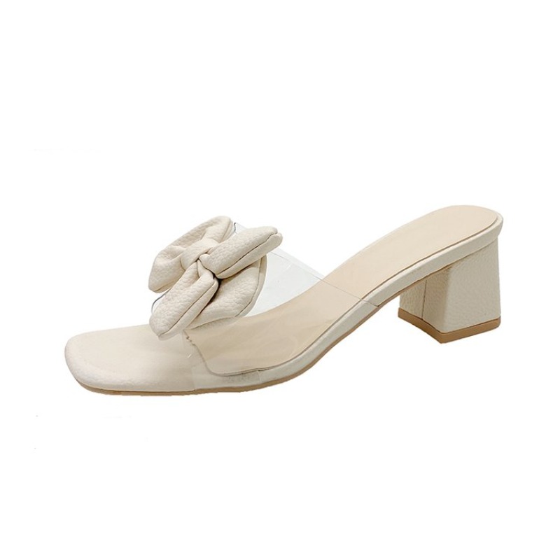 Heeled Women Slippers Bow High - огляд і ціна Women'S Shoes Trending 2025