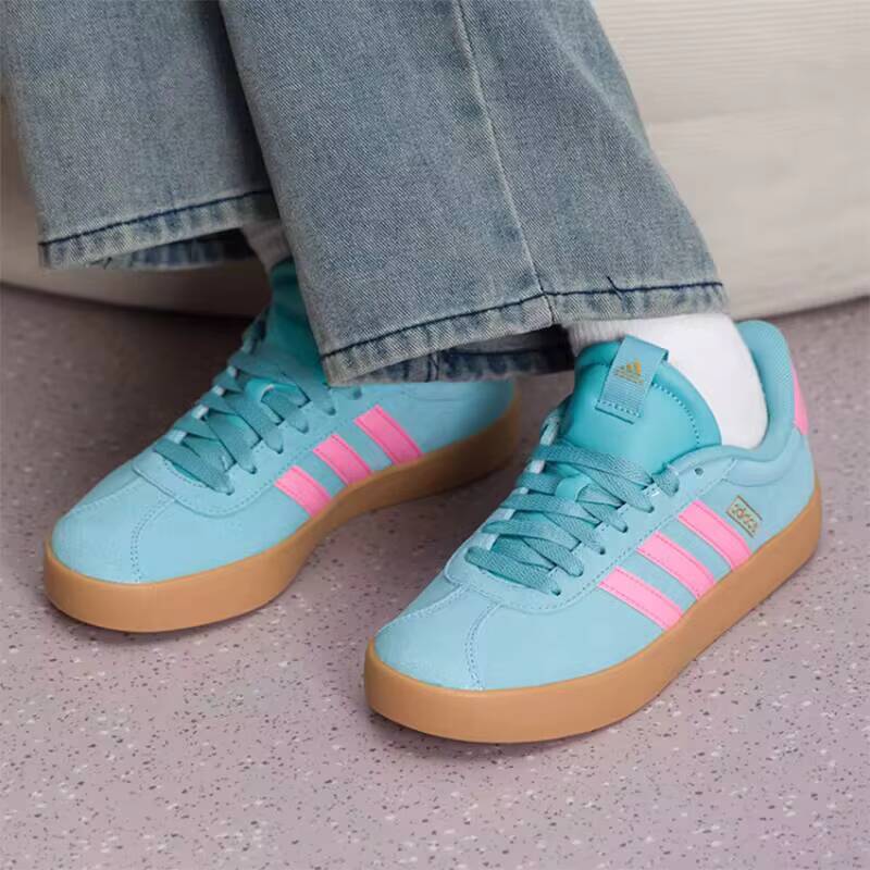 Authentic  Cyan Pink Suede Gum - огляд і ціна Women'S Shoes Pink Adidas
