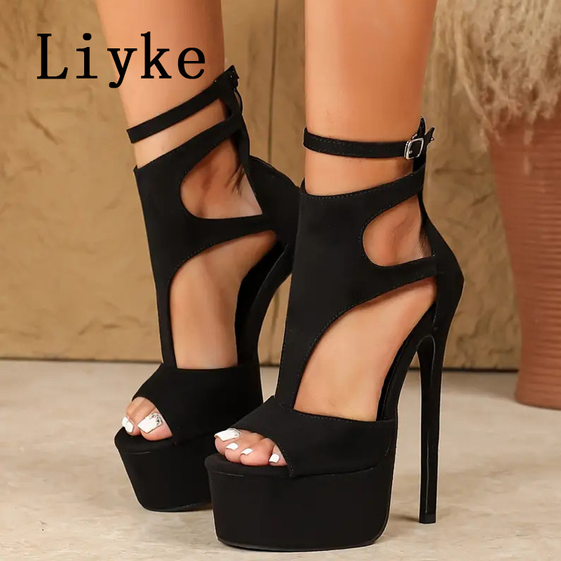 Liyke Model Show Sexy Extreme  - огляд і ціна Peep Toe Heels