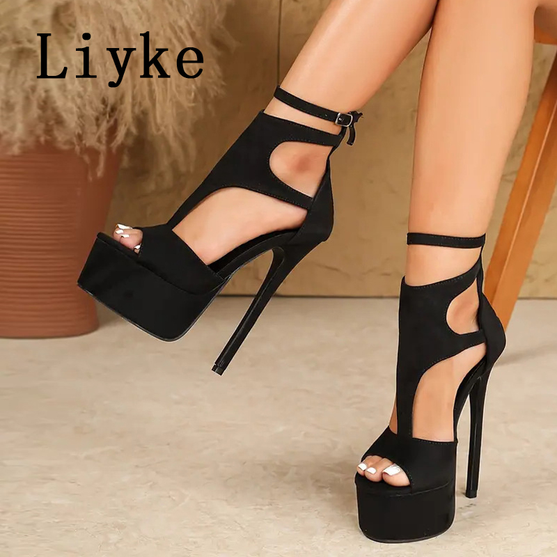 Liyke Model Show Sexy Extreme  - огляд і ціна Peep Toe Heels