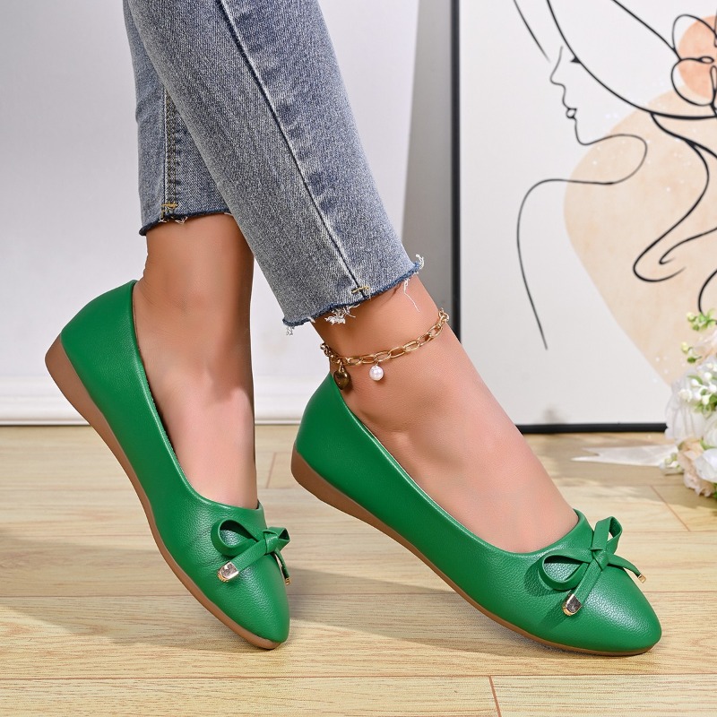 Bow Shallow Mouth Soft Sole Co - огляд і ціна Women Shoes Loafers