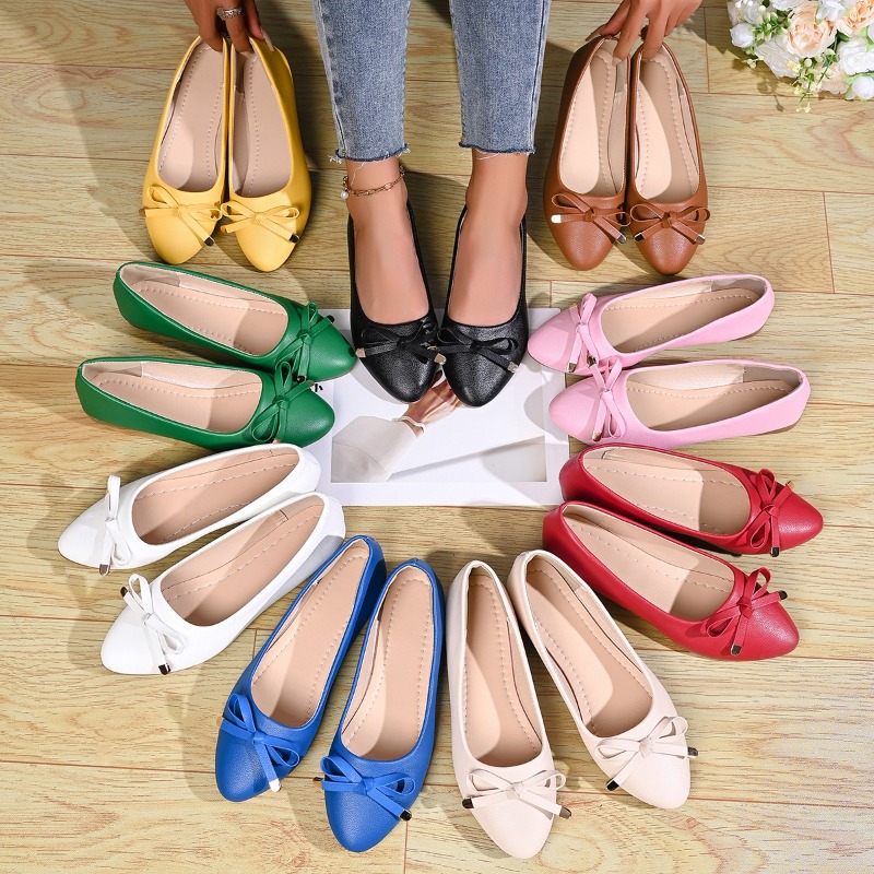 Bow Shallow Mouth Soft Sole Co - огляд і ціна Women Shoes Loafers