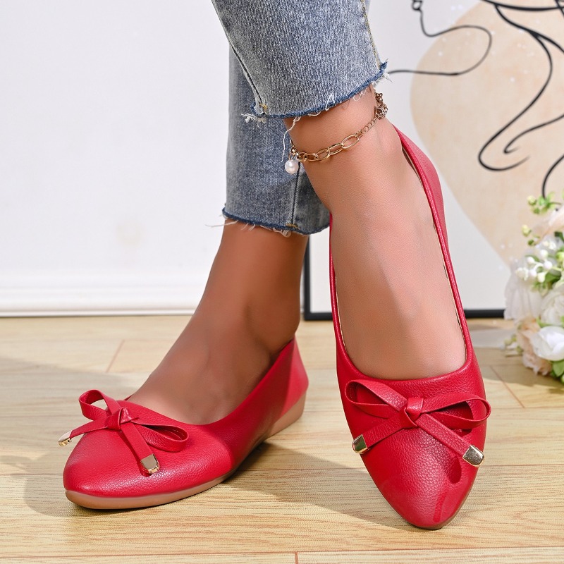 Bow Shallow Mouth Soft Sole Co - огляд і ціна Women Shoes Loafers