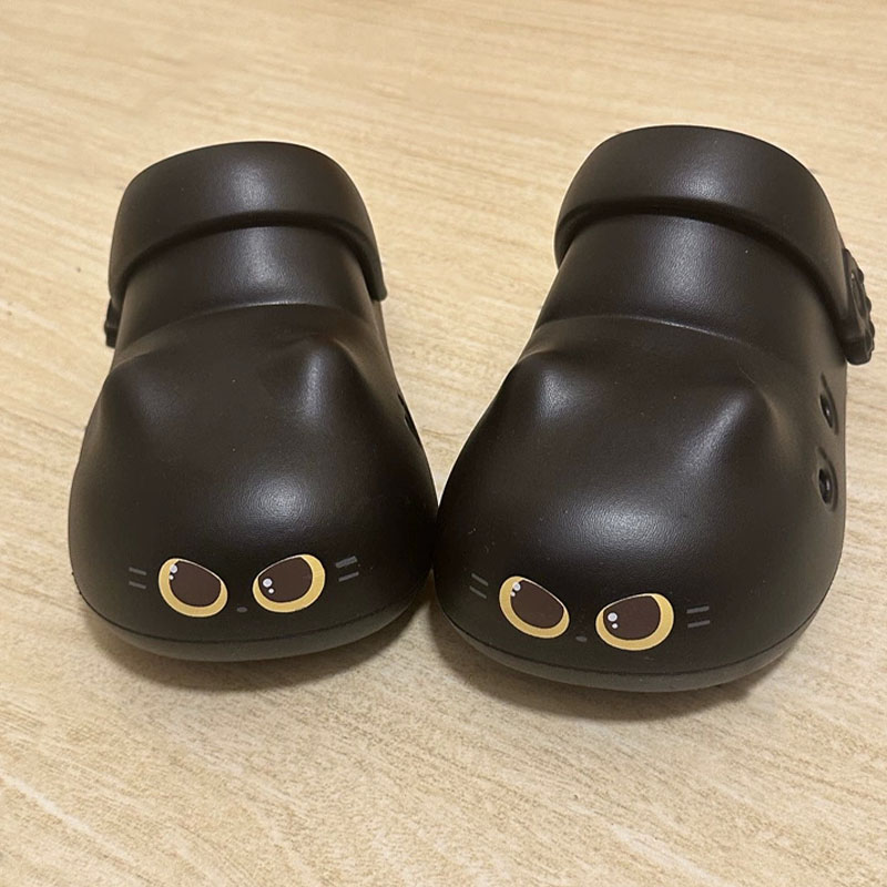 New creative black cat slipper - огляд і ціна Women Shoes Mules