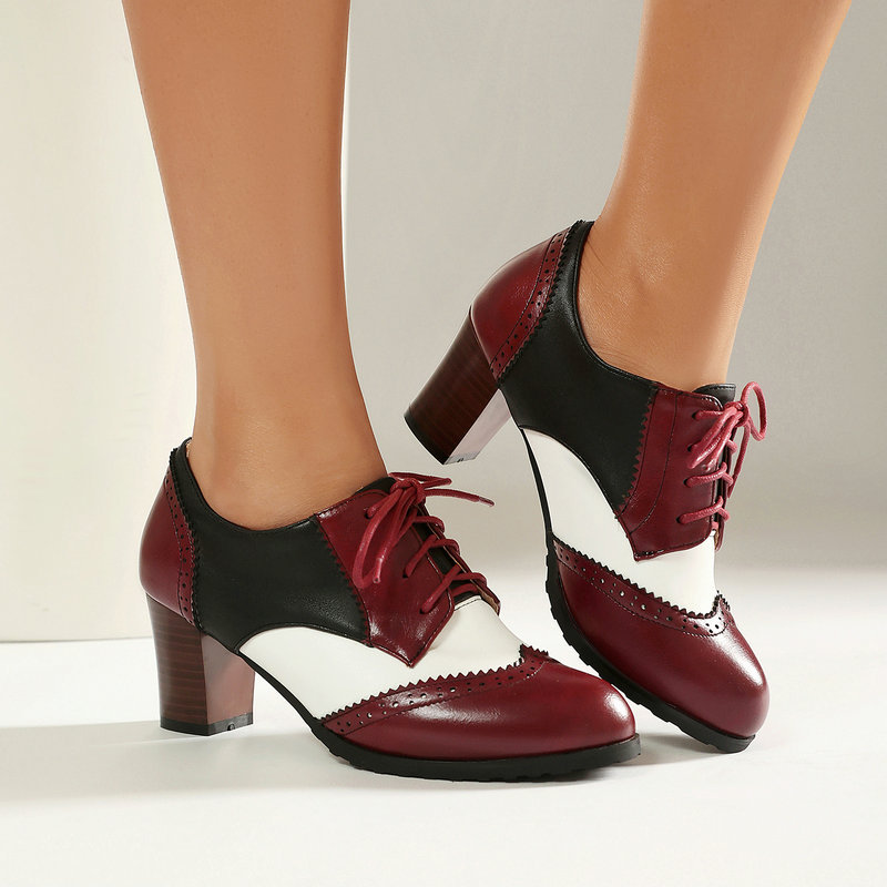 Vintage Two Tone Brogue Oxford - огляд і ціна Women'S Xti Shoes
