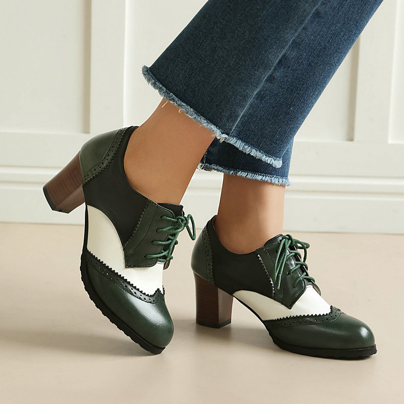 Vintage Two Tone Brogue Oxford - огляд і ціна Women'S Xti Shoes