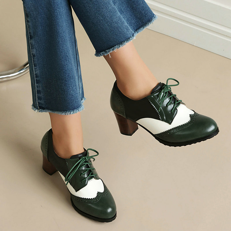Vintage Two Tone Brogue Oxford - огляд і ціна Women'S Xti Shoes