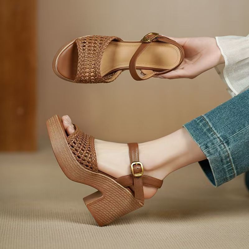 Elegant Women's Braided High H - огляд і ціна Platform Sneakers Chunky